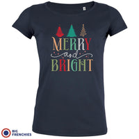 Merry And Bright Christmas Women's Organic Cotton Tee