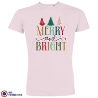 Merry And Bright Christmas Men's Organic Cotton Tee