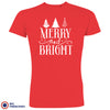 Merry And Bright Christmas Men's Organic Cotton Tee