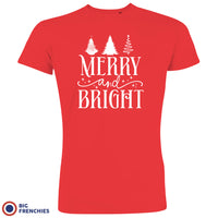 Merry And Bright Christmas Men's Organic Cotton Tee