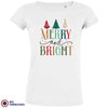 Merry And Bright Christmas Women's Organic Cotton Tee