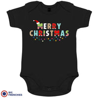 Merry Christmas Organic Cotton Baby Onesie