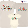 Merry Christmas Matching Family Organic Tees (Set of 3)