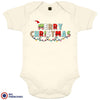 Merry Christmas Organic Cotton Baby Onesie