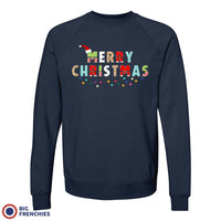 Merry Christmas Unisex Organic Cotton Sweatshirt