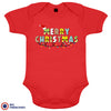 Merry Christmas Organic Cotton Baby Onesie