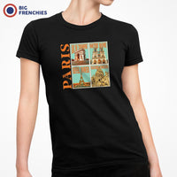 Paris Monuments Women's Organic Cotton Tee