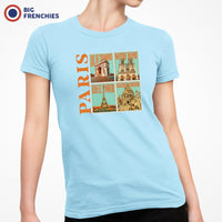 Paris Monuments Women's Organic Cotton Tee