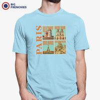 Paris Monuments Men's Organic Cotton Tee