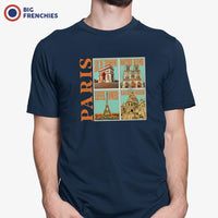 Paris Monuments Men's Organic Cotton Tee