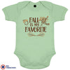 Fall Is My Favorite Organic Cotton Baby Onesie