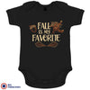 Fall Is My Favorite Organic Cotton Baby Onesie