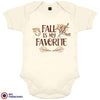 Fall Is My Favorite Organic Cotton Baby Onesie