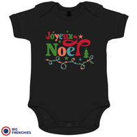 Joyeux Noël Christmas Organic Cotton Baby Onesie