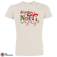 Joyeux Noël Christmas Men's Organic Cotton Tee