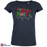 Joyeux Noël Christmas Women's Organic Cotton Tee