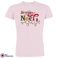 Joyeux Noël Christmas Men's Organic Cotton Tee