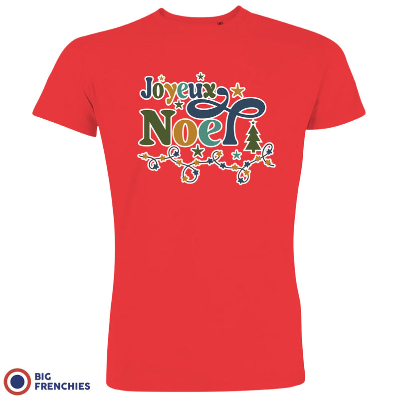 Joyeux Noël Christmas Men's Organic Cotton Tee