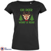 Oh Deer What A Year Christmas Women's Organic Cotton Tee