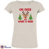 Oh Deer What A Year Christmas Women's Organic Cotton Tee