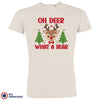 Oh Deer What A Year Christmas Men's Organic Cotton Tee