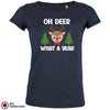 Oh Deer What A Year Christmas Women's Organic Cotton Tee