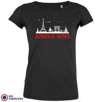 Joyeux Noël Paris Christmas Women's Organic Cotton Tee