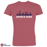 Joyeux Noël Paris Christmas Men's Organic Cotton Tee