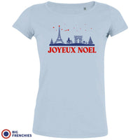 Joyeux Noël Paris Christmas Women's Organic Cotton Tee