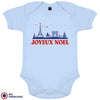 Joyeux Noël Paris Christmas Organic Cotton Baby Onesie