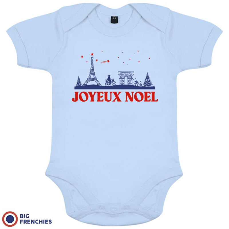 Joyeux Noël Paris Christmas Organic Cotton Baby Onesie