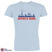 Joyeux Noël Paris Christmas Men's Organic Cotton Tee