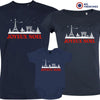 Joyeux Noël Paris Christmas Matching Family Organic Tees (Set of 3)