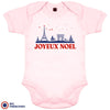 Joyeux Noël Paris Christmas Organic Cotton Baby Onesie