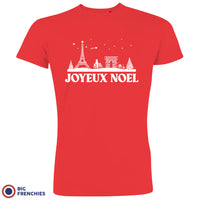 Joyeux Noël Paris Christmas Men's Organic Cotton Tee