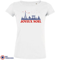 Joyeux Noël Paris Christmas Women's Organic Cotton Tee