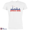 Joyeux Noël Paris Christmas Men's Organic Cotton Tee