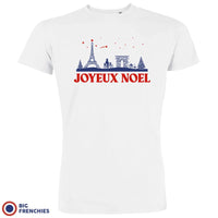 Joyeux Noël Paris Christmas Men's Organic Cotton Tee