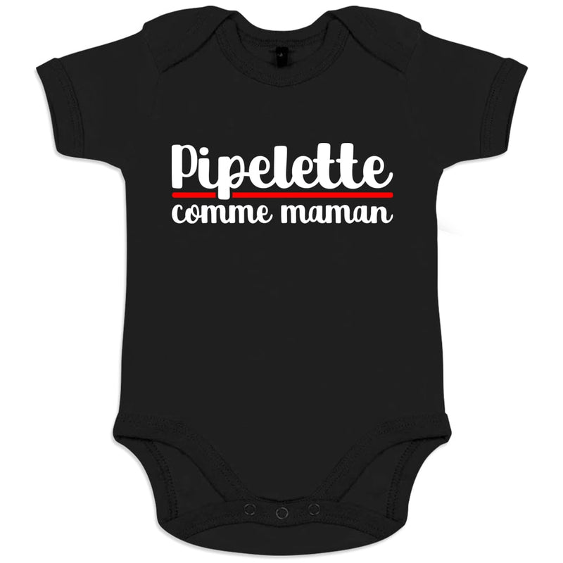 Pipelette Comme Maman Organic Cotton Baby Onesie