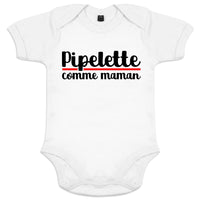 Pipelette Comme Maman Organic Cotton Baby Onesie