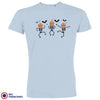 Pumpkin Skeleton Dance Halloween Men's Organic Cotton Tee