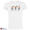 Pumpkin Skeleton Dance Halloween Men's Organic Cotton Tee