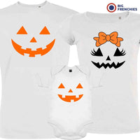 Halloween Pumpkin Matching Organic Cotton Family Set (Set of 3)