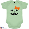 Halloween Pumpkin Organic Cotton Baby Girl Onesie