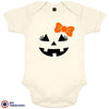 Halloween Pumpkin Organic Cotton Baby Girl Onesie