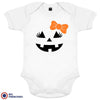 Halloween Pumpkin Organic Cotton Baby Girl Onesie