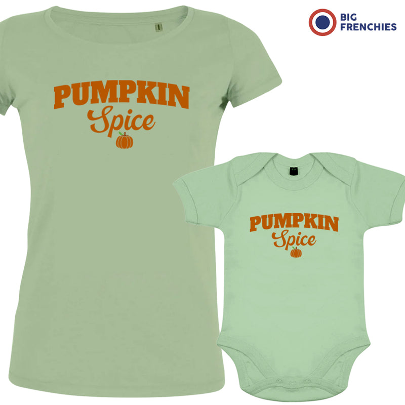 Pumpkin Spice Mom and Child Organic Cotton family Set (Set of 2)