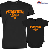 Pumpkin Spice Dad and Child Organic Cotton family Set (Set of 2)