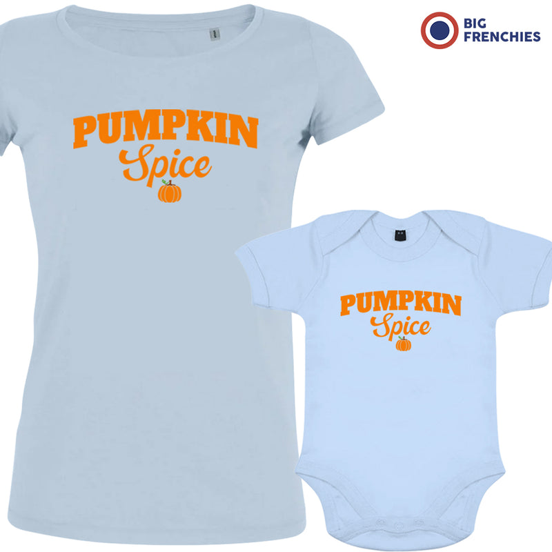 Pumpkin Spice Mom and Child Organic Cotton family Set (Set of 2)