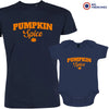 Pumpkin Spice Dad and Child Organic Cotton family Set (Set of 2)